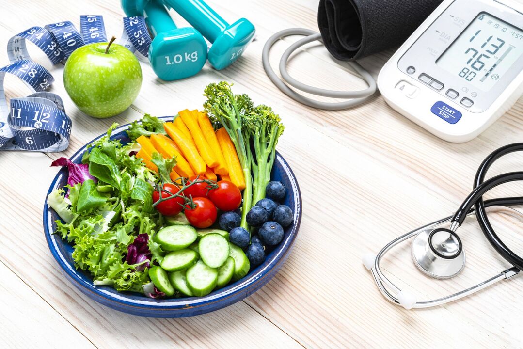 A nutrição saudável racional ajudará a evitar o desenvolvimento da hipertensão